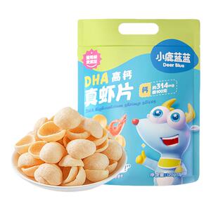 小鹿蓝蓝DHA高钙真虾片儿童零食