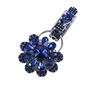 貂皮皮草大衣搭扣水钻纽扣鸭嘴扣带钻对扣裘皮女装领扣子貂绒羊绒