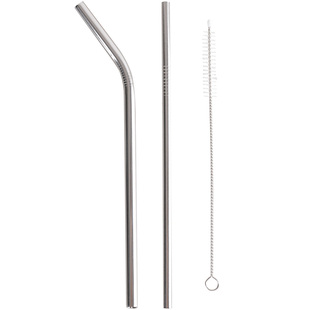 304不锈钢吸管 珍珠奶茶大号吸管套装 环保铁粗加长家用冷饮吸管