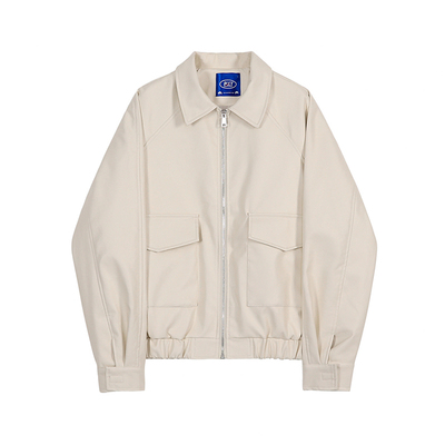 MRCYC韩版宽松男士皮衣机车服