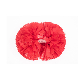 哑光花球彩球啦啦操比赛手摇花运动会舞蹈演出道具手拿花手柄花