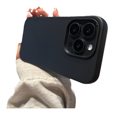 适用于iphone肤感磨砂液态硅胶套