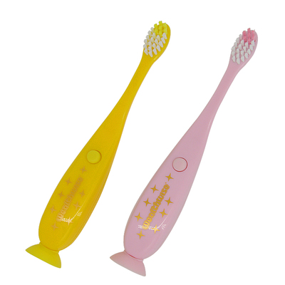 儿童训练闪光牙刷吸盘软毛护龈齿宝宝男女孩计时3-8-12岁发光牙刷