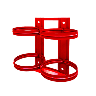 灭火器挂架不锈钢固定架连体挂钩4公斤2挂放墙式放置支架消防壁挂