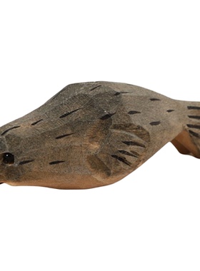 手工木雕可爱治愈摆件