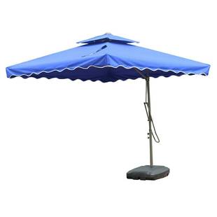 户外遮阳伞庭院伞大太阳伞保安岗亭罗马伞摆摊伞扳手香蕉室外折叠