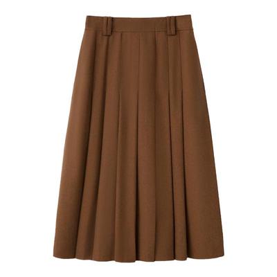 RUISHI芮时羊毛百褶半裙