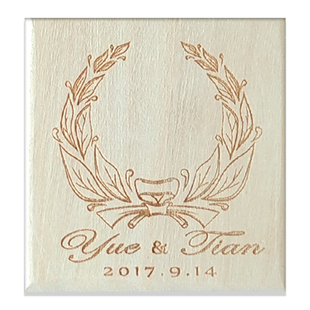 定制木印章 橡皮 定做婚庆图章 个性化 婚礼印章【梦想打磨师】40