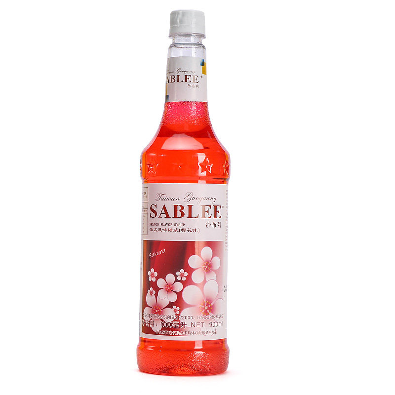 樱花沙布列风味糖浆900ml