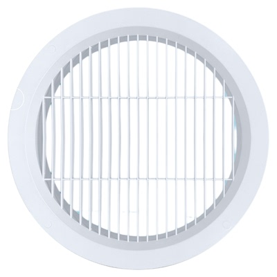 abs新风系统圆形直百叶华旗