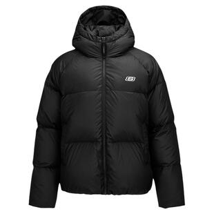 斯凯奇2026冬季新款男女宽松短款羽绒服科技三防轻量保暖加厚外套