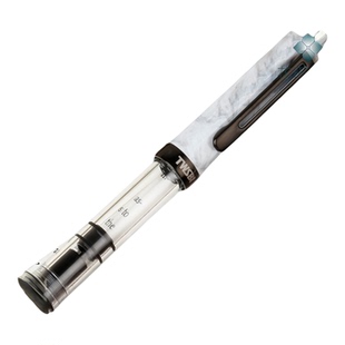 花田笔店 三文堂ECO钢笔Carrara卡拉拉黑钛版大理石纹大容量钢笔