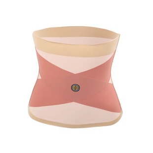 无痕塑身交叉收腹带能量石钢骨束腰带女士收小肚子薄款塑形腰封