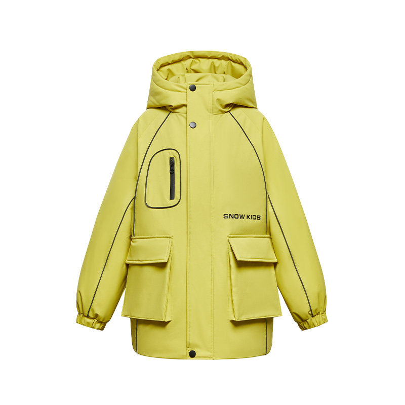 雪中飞kids儿童羽绒服中长款加厚