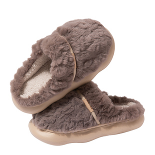 EVA踩屎感男士棉拖鞋男秋冬季室内家居防滑厚底保暖冬季拖鞋男款