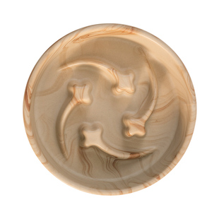 Miapet大理石纹流星慢食碗带硅胶圈防滑陶瓷宠物碗防噎缓食猫狗碗