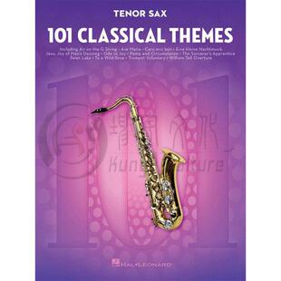 经典主题曲 101首高音萨克斯独奏 海伦德原版乐谱书 101 Classical Themes for Tenor Saxophone HL00155319