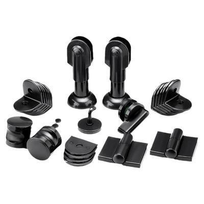 黑色尼龙塑料隔断配件