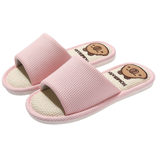 亚麻拖鞋女款2026新款室内家居静音吸汗透气春秋棉麻布拖鞋女四季