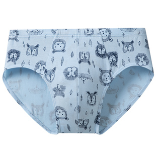 3条装SCHIESSER舒雅儿童男童莫代尔亲肤透气混色中腰三角内裤