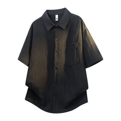NOLOGOPLUS男士短袖衬衫上衣