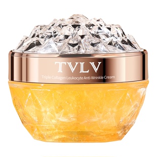 TVLV三重胶原白细胞抗皱霜 柔润丝滑易吸收奢润沁护淡纹抗皱面霜