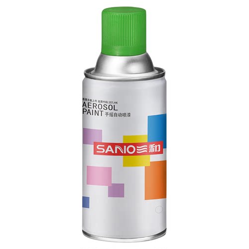 三和绿色自喷漆颜色大全墨绿草绿苹果绿军绿色邮电汽车油漆手喷漆