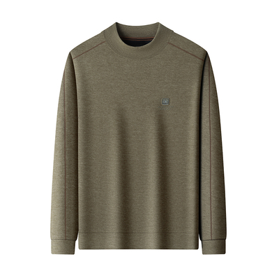 休闲时尚半高领针织保暖卫衣