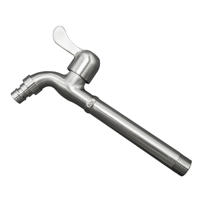 304不锈钢加长龙头入墙式4分加厚