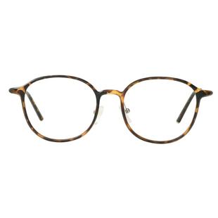 超轻纯钛玳瑁色小框近视眼镜框女式可配度数小脸复古豹纹圆框镜架