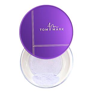 tommark唐魅可水散粉定妆蜜粉饼控油持妆服帖不脱妆氧气紫透明色