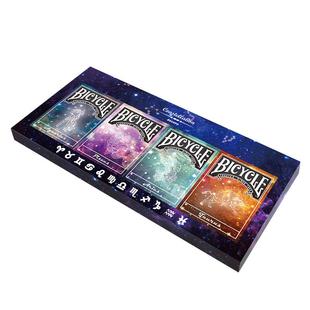 bicycle单车进口收藏创意十二星座扑克牌纸牌观星者黑洞汇奇12
