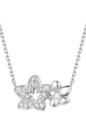 Fanci范琦925银木棉恋人项链