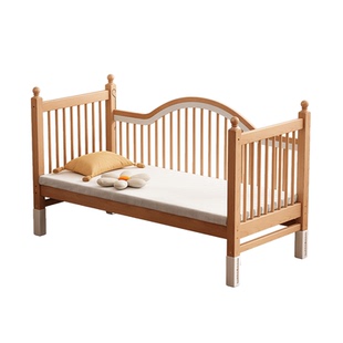 全榉木儿童拼接床婴儿床边加宽侧边床扩宽神器实木床架宝宝床边床