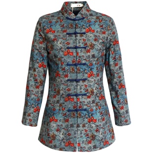 筠雅唐装棉服女中国风中式棉袄女款冬季加厚过年妈妈改良旗袍上衣