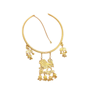 格格间原创【玉麒】晚明风平安锁明制婚服项圈古风项链女珍珠璎珞