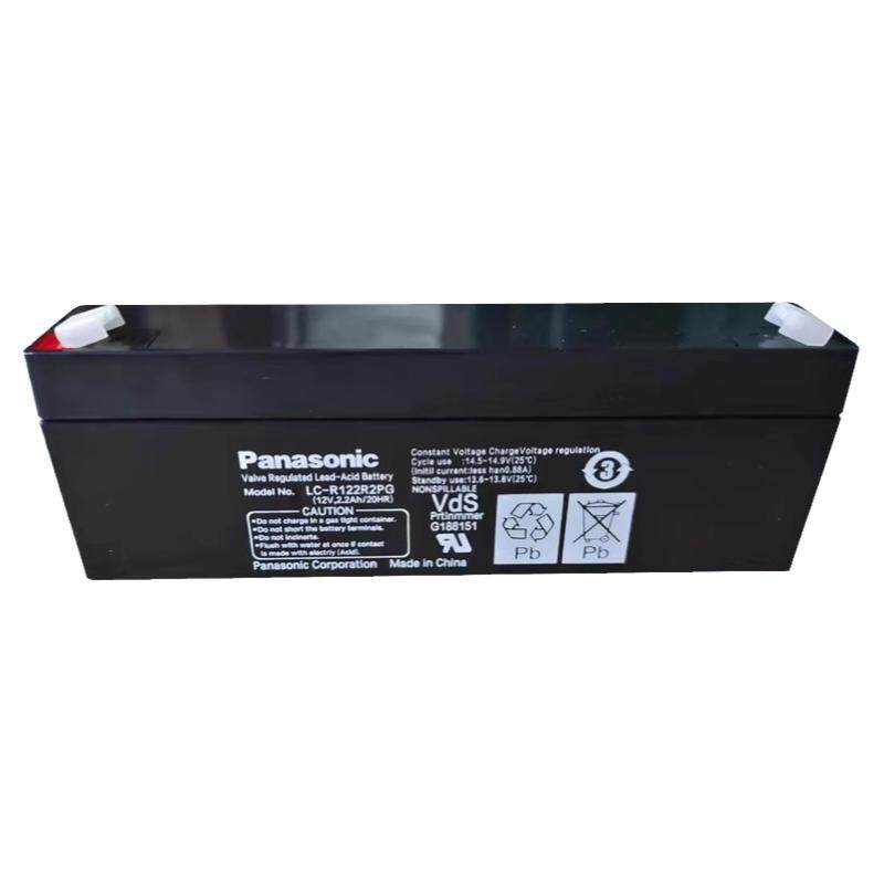 松下蓄电池LC-R122R2PG 12V2.2AH铅酸免维护精密仪器仪表应急适用