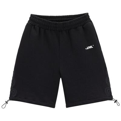 VWL夏季新款高腰显瘦阔休闲短裤