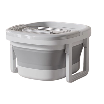 可折叠泡脚桶家用便携式洗脚盆冬季加厚保温足浴盆过小腿加高深桶