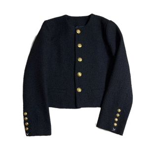 AFM定制Ce经典小香风外套女春秋款黑色外套轻奢女士短外套秋外套