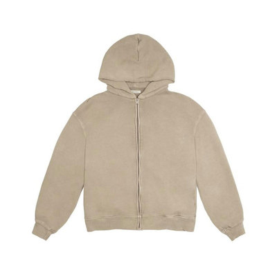 水洗侃爷拉链卫衣