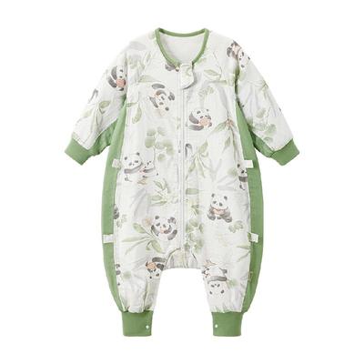 威尔贝鲁春夏款竹棉纱布分腿睡袋