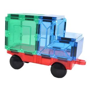 7.5cm彩窗磁力片补充装磁力片小车儿童百变玩具车益智拼装男孩女