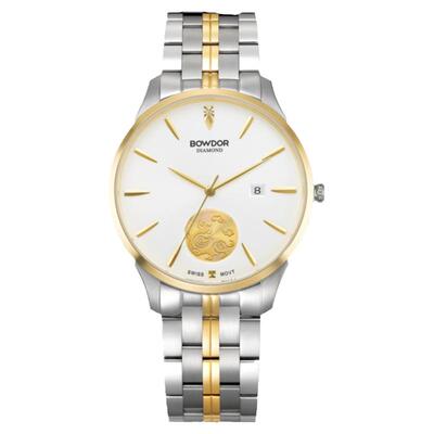 新款宝舵超薄真钻进口机芯手表