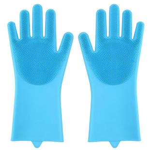 硅胶洗碗手套女厨房家用刷锅完洗衣服家务神器冬季胶皮耐用型防水