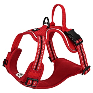 宠物防暴冲胸背带工字型防勒大中小型犬柴犬狗狗红色胸背心式法斗