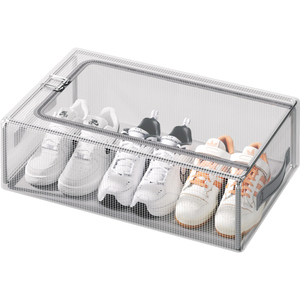 鞋盒鞋子收纳神器省空间可折叠鞋架透明鞋盒子鞋柜放靴