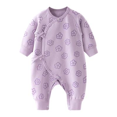 汤尼倍儿新生儿女宝宝系带连体衣