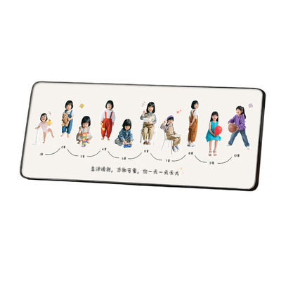 成长足迹相框真高清不易褪色