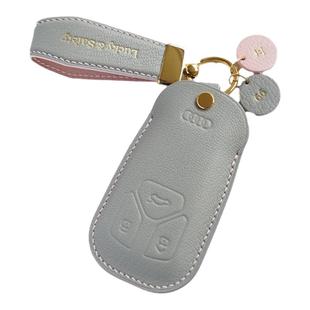 奥迪全系列车钥匙套 府南河真皮手工定制 真皮高档皮套可私人烫印